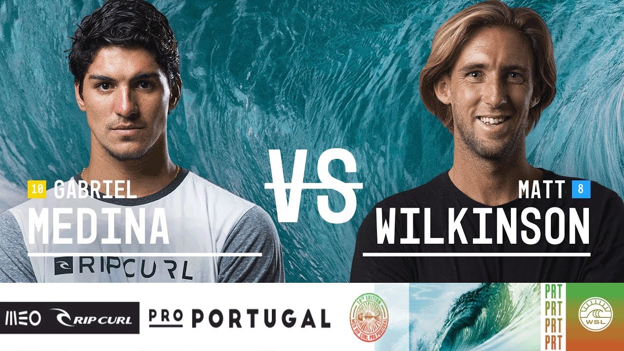 Gabriel Medina vs. Matt Wilkinson - Quarterfinals, Heat 2 - MEO Rip Curl Pro Portugal 2018