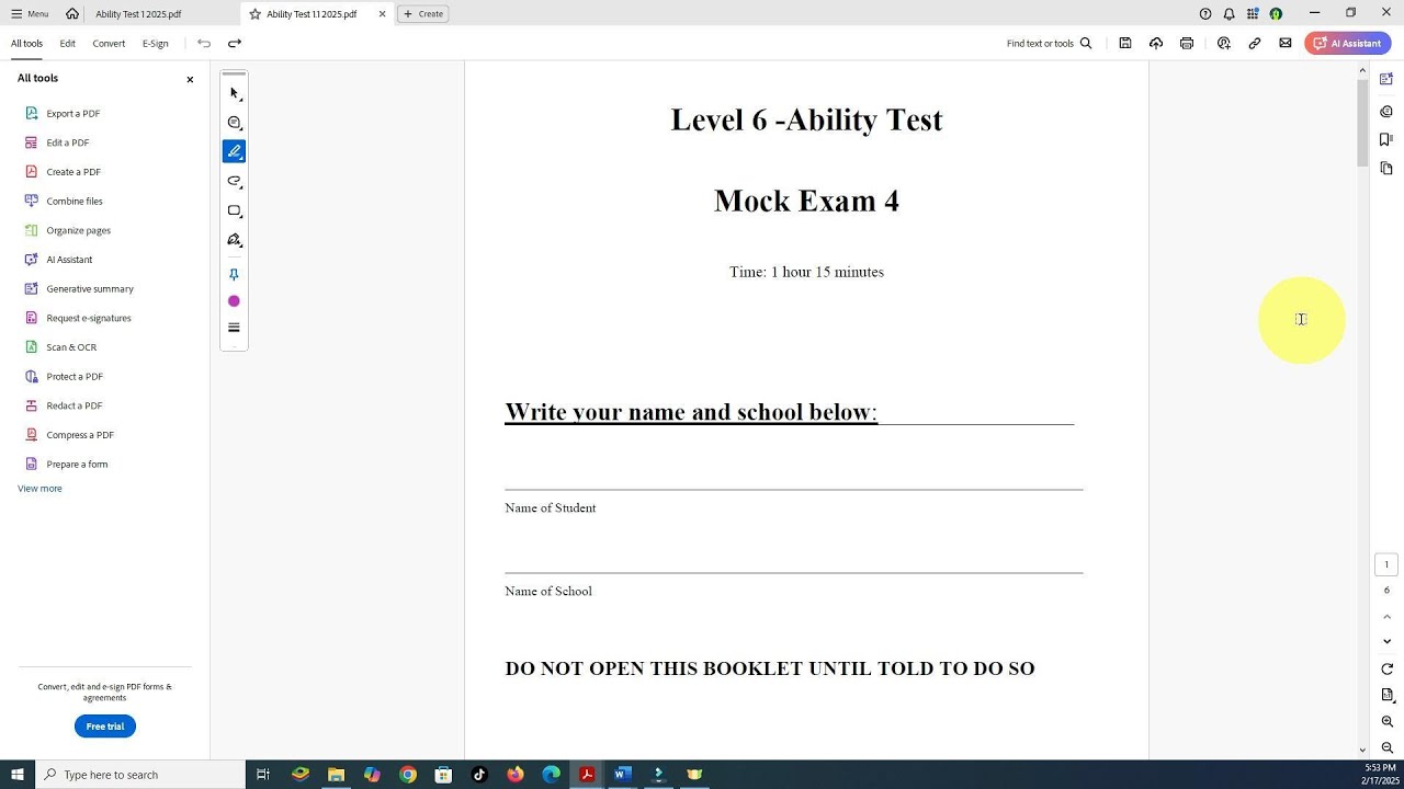 Ace Your PEP Ability Test 2025