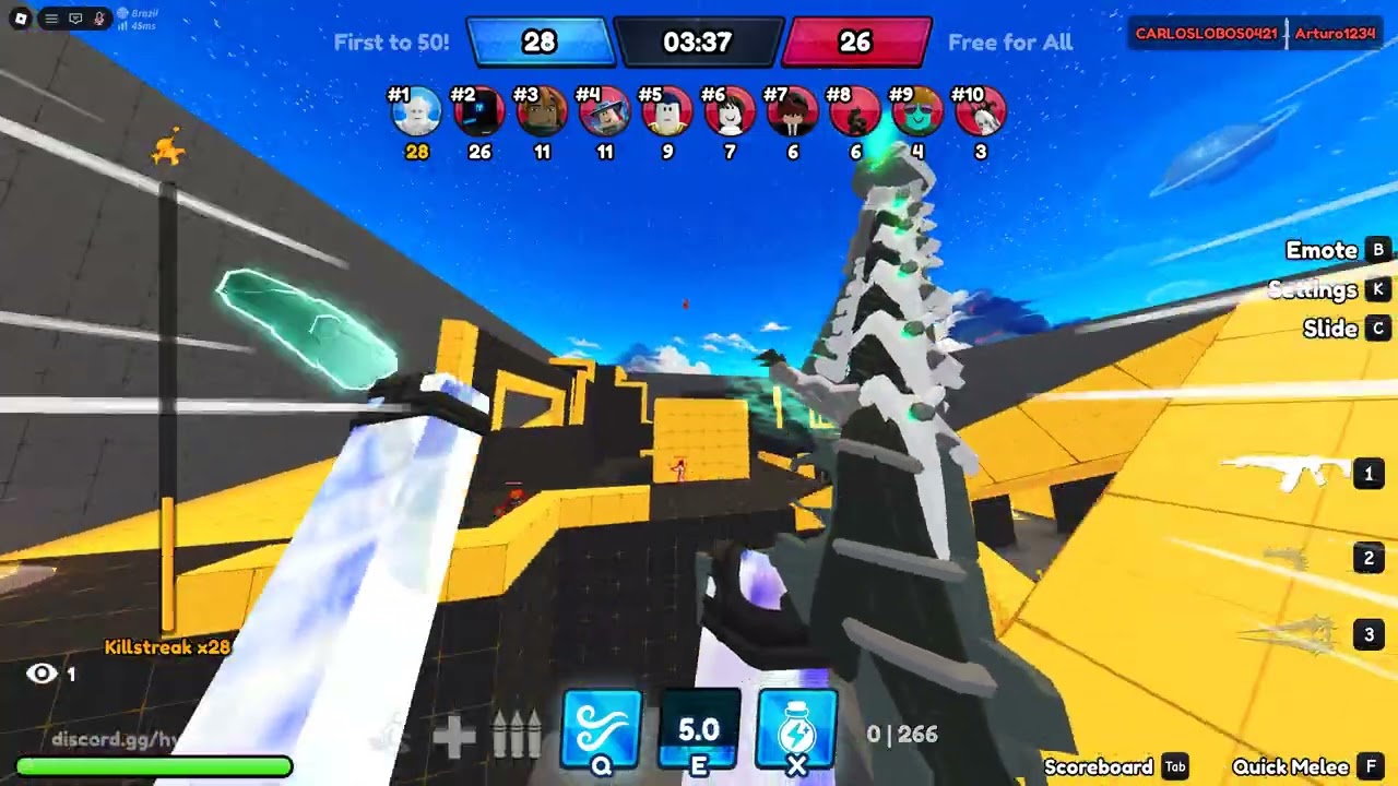 *WORLD RECORD* FASTEST FFA | Roblox Hypershot
