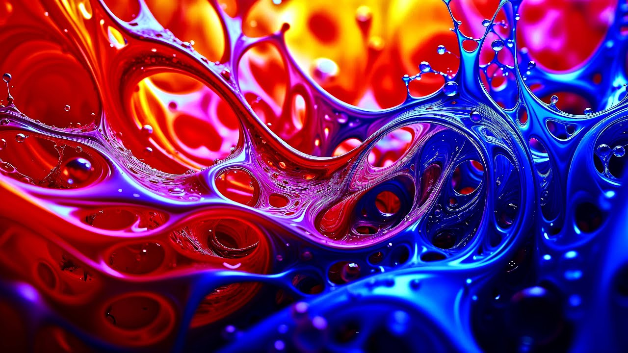 Liquid Background You Search For • Mysterious Abstract 4K Screensaver