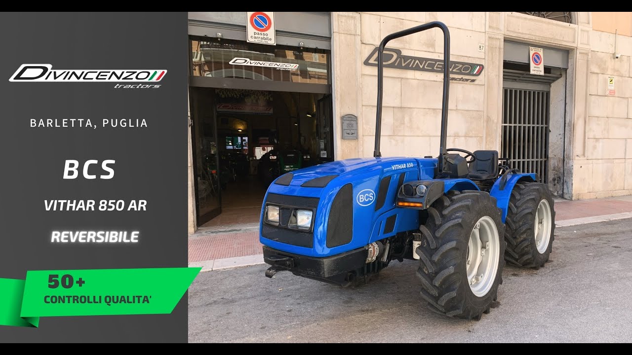BCS VITHAR 850 AR Reversibile - Used Tractors - Second Hand Tractors - Divincenzo Tractors