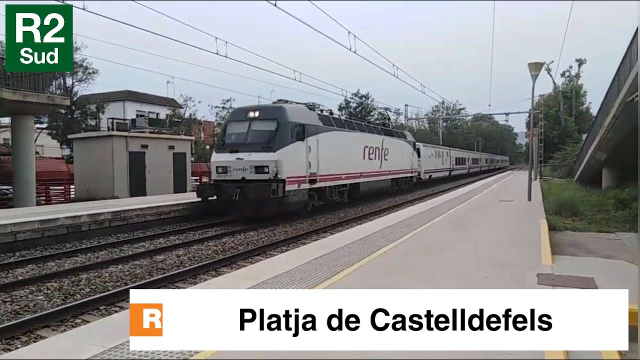 Platja de Castelldefels: R2s ( 470 - 252 - Civia - 450 - 447 - 130 - 448 )