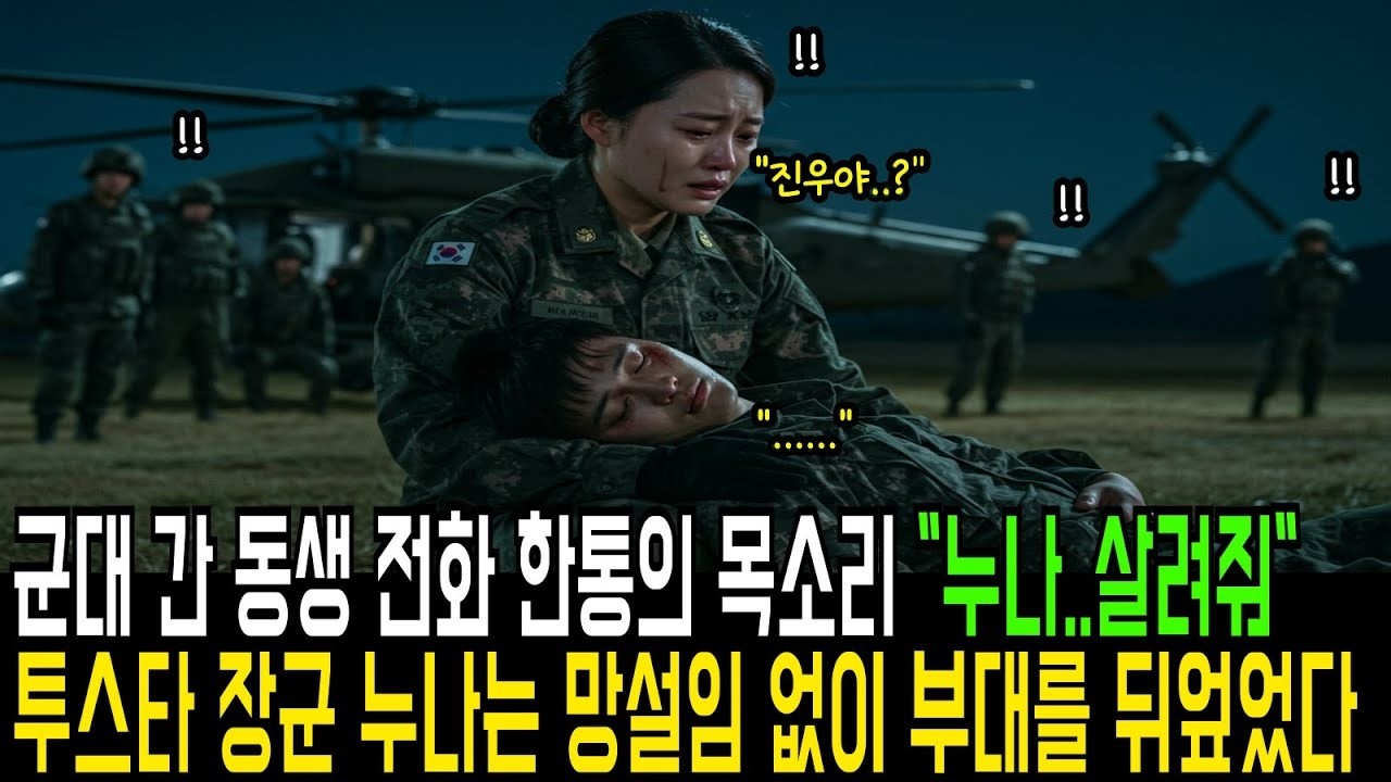 군대 간 동생 전화 한통의 목소리 '누나  살려줘' 투스타 장군 누나는 망설임없이 부대를 뒤엎었다