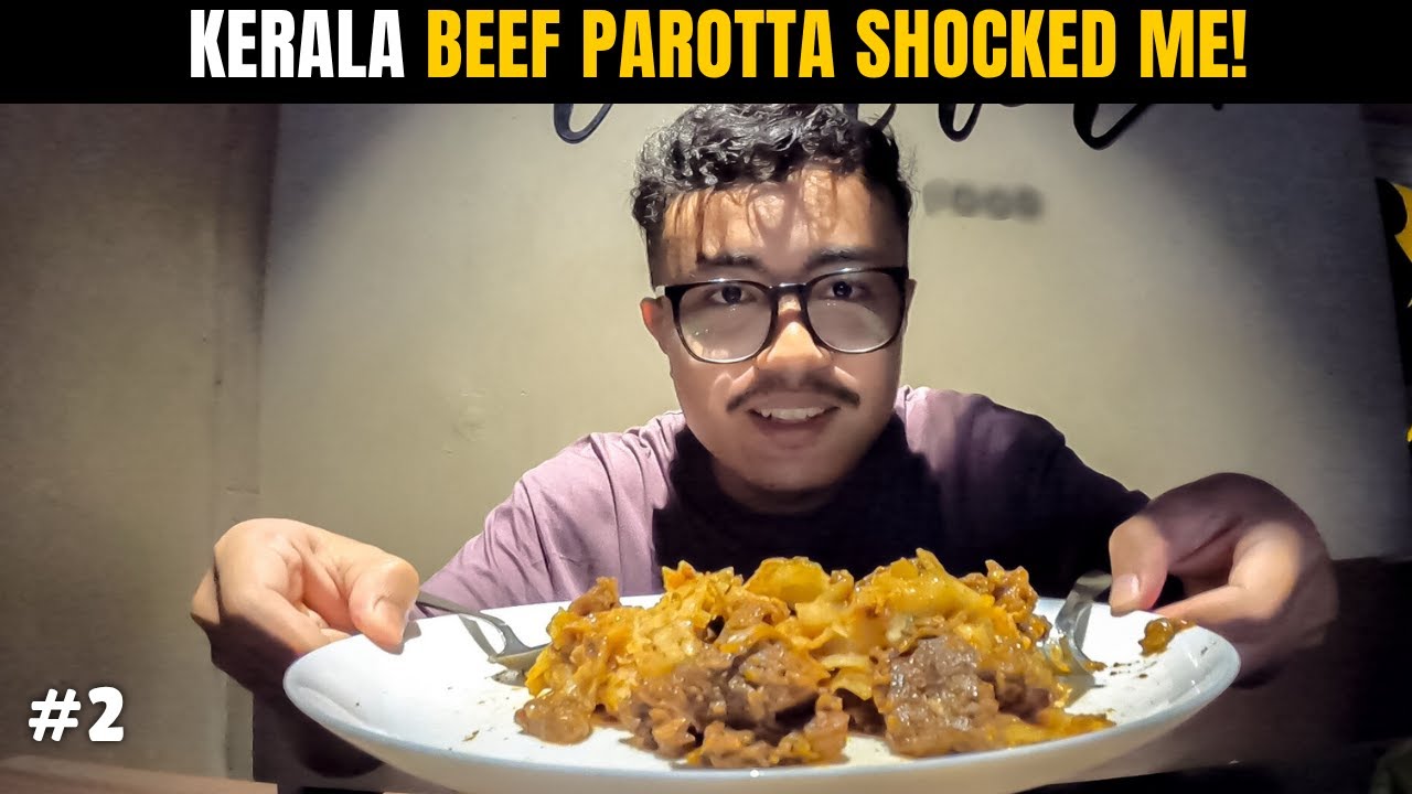 This Is the Famous Kerala Beef Parotta! | A Manipuri Tries It in Palakkad 🇮🇳