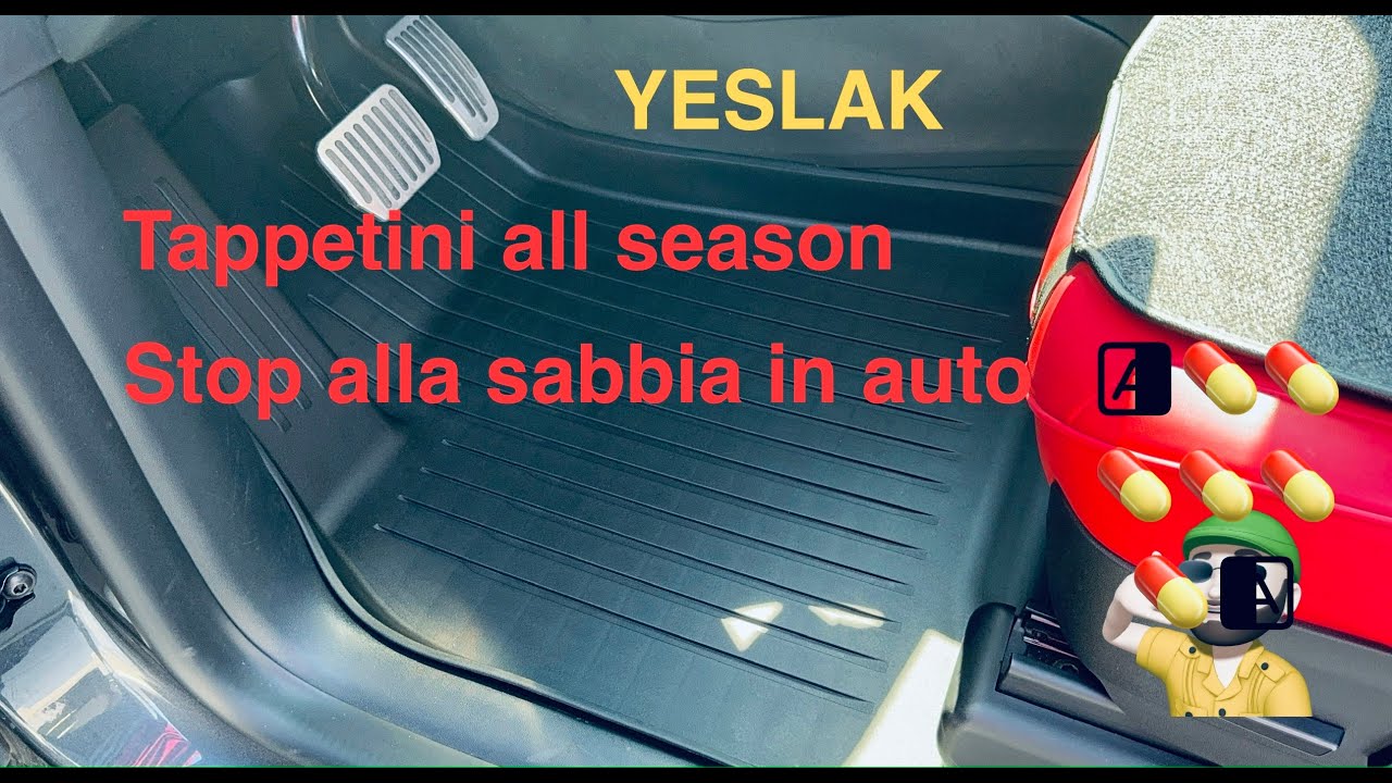 YESLAK: Tappetini all Weather per Tesla Model Y  #tesla #tutorial