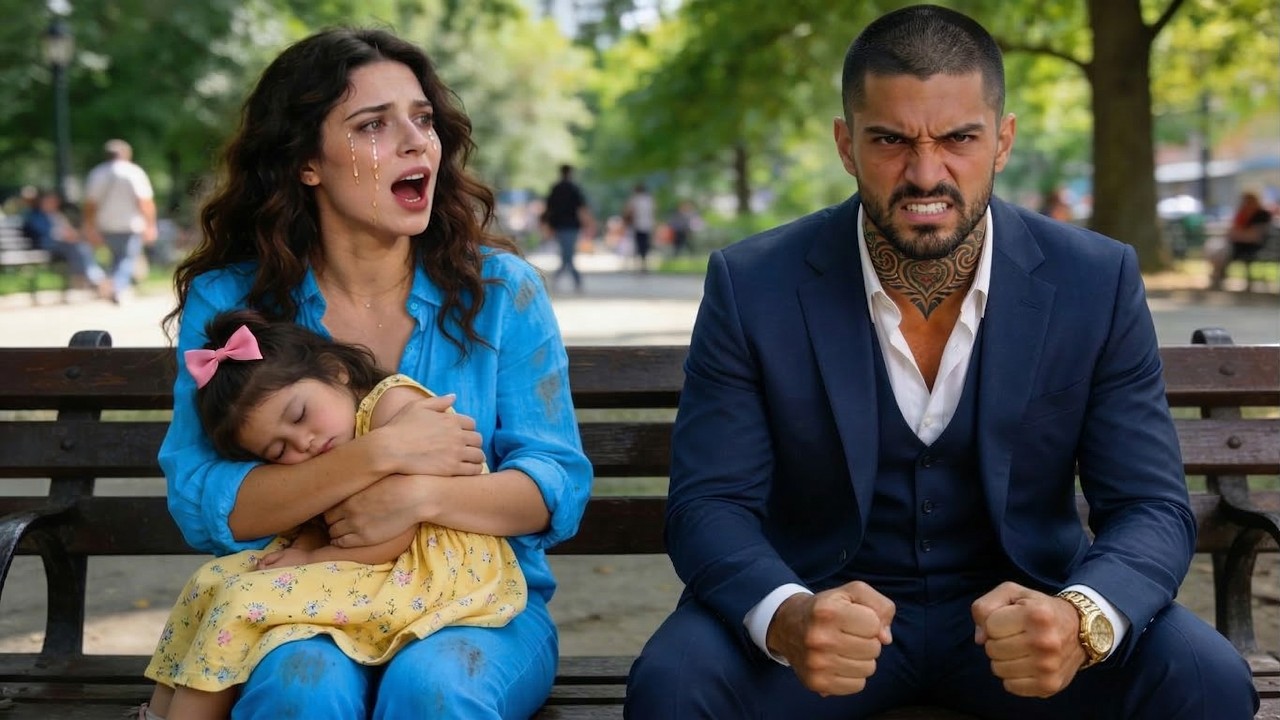 Weinend erzählt sie im Park einem Fremden ihr Leben — ohne zu wissen, dass er der Mafia-Boss ist.
