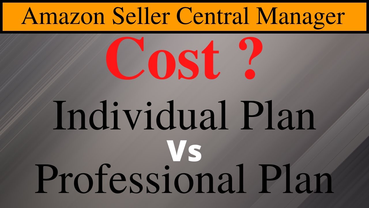 Amazon Individual account and Professional account Cost II Amazon Monthly Subscription Fee II Urdu