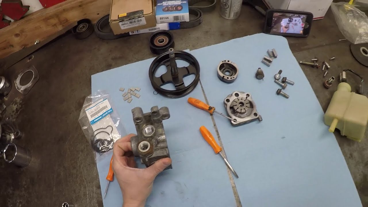 MazdaSpeed 3-6 Power Steering Pump Reseal video