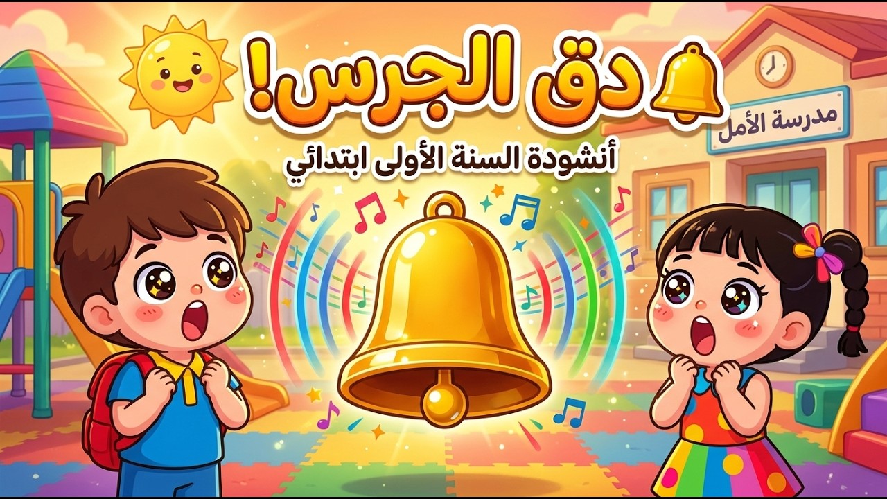 أنشودة🎵~ دق الجرس ~ السنة الأولى ابتدائي [مع الكلمات]