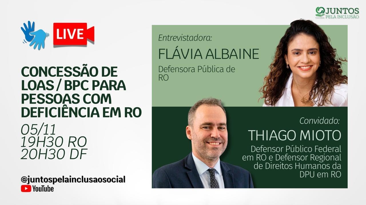 CONCESSÃO DE LOAS/BPC PARA PESSOAS COM DEFICIÊNCIA EM RO