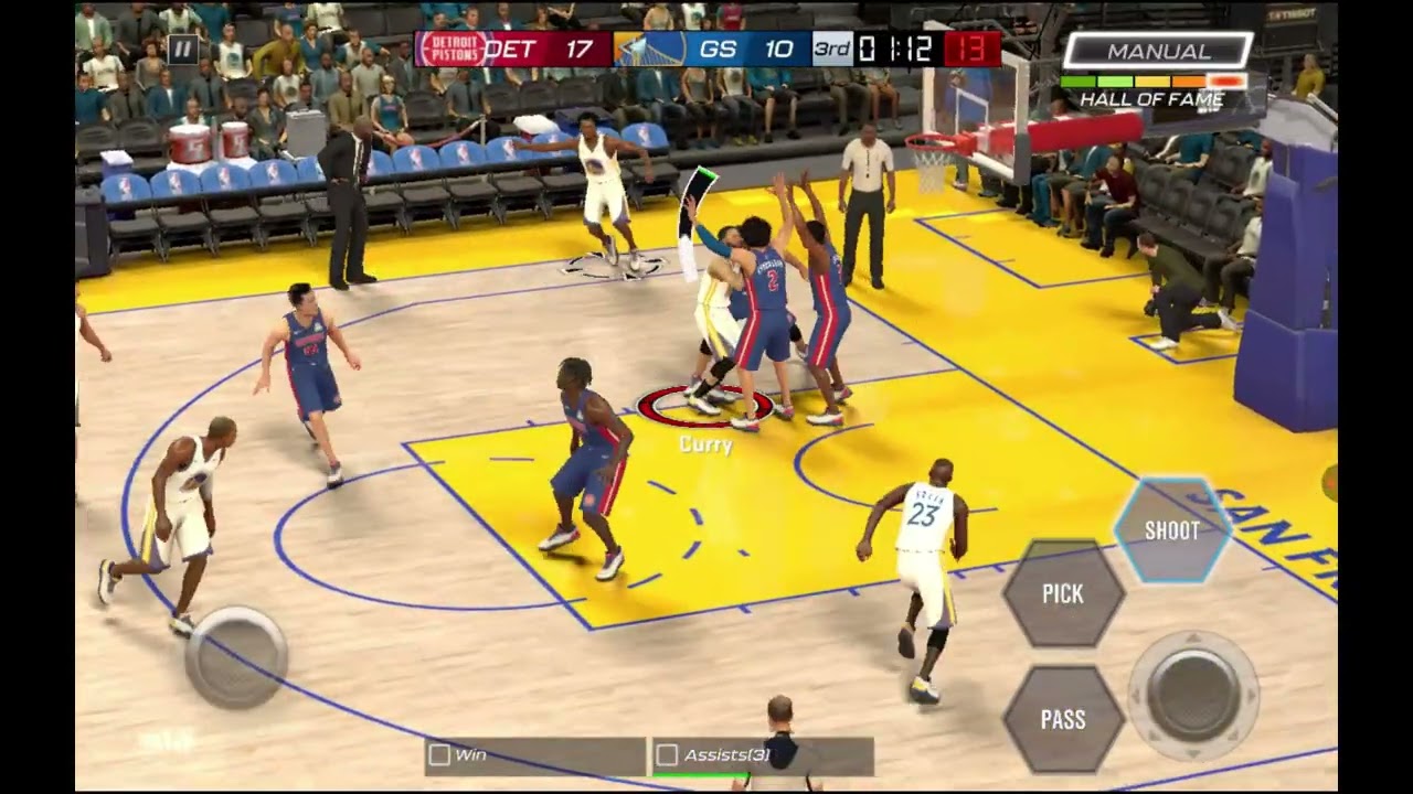 NBA 2K Mobile Rewind | Pistons vs Warriors | HOF Difficulty Struggles, Turnovers & Missed Shots