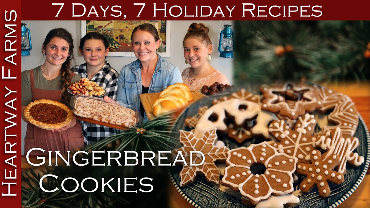 Gingerbread Cookies and Gingerbread House | Christmas Baking | Holiday Craft | Heartway Farms