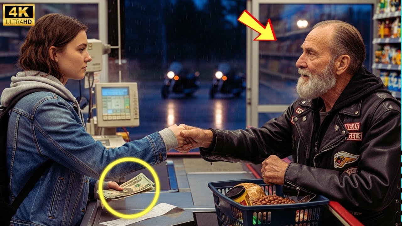 Un étudiant a payé les courses d'un vieil homme, ignorant qu'il était le fondateur des Hells Angels.