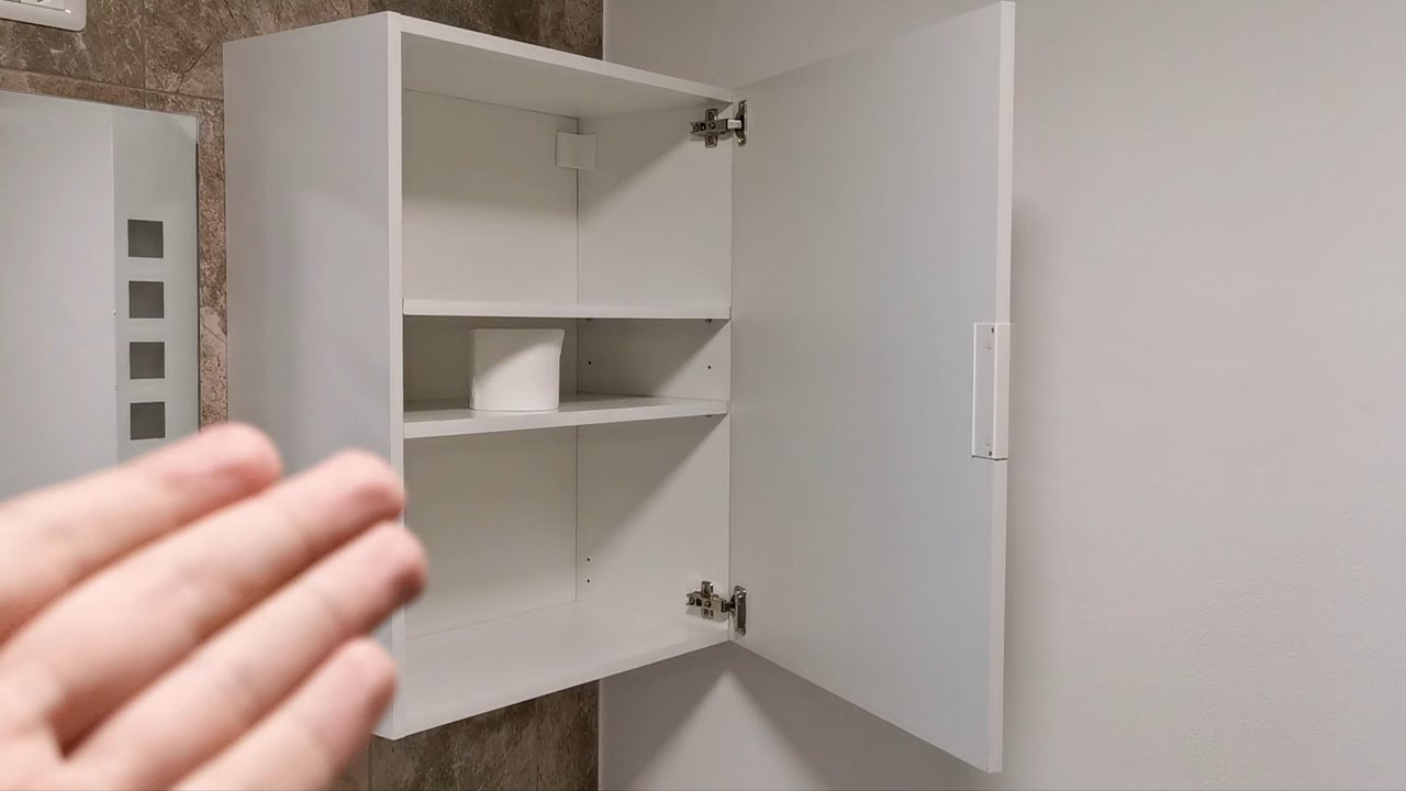 Assembling IKEA furniture - KNOXHULT + LATTHET - Wall cabinet with door and handle