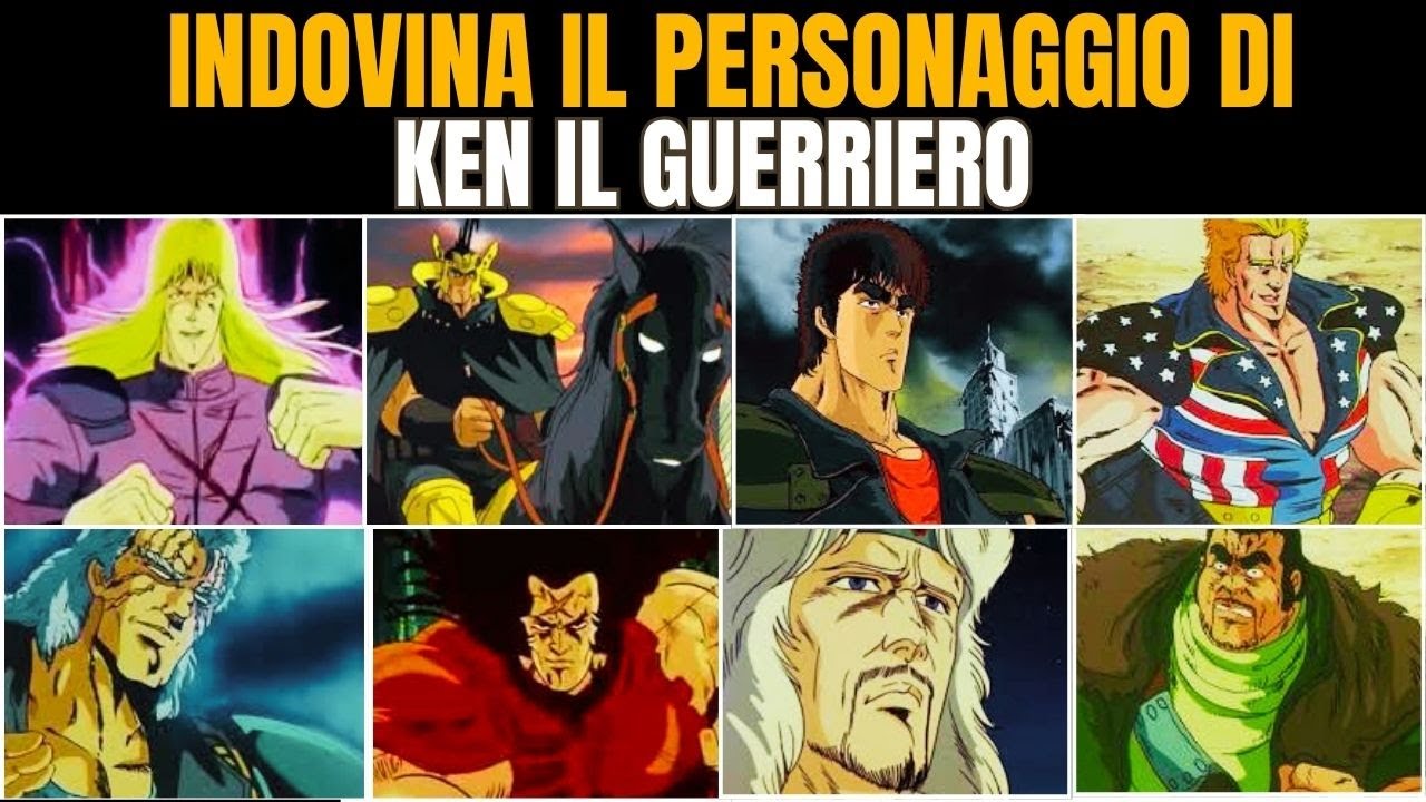 Indovina il Personaggio di “KEN IL GUERRIERO” in 6 secondi | QUIZ CARTONI ANIMATI