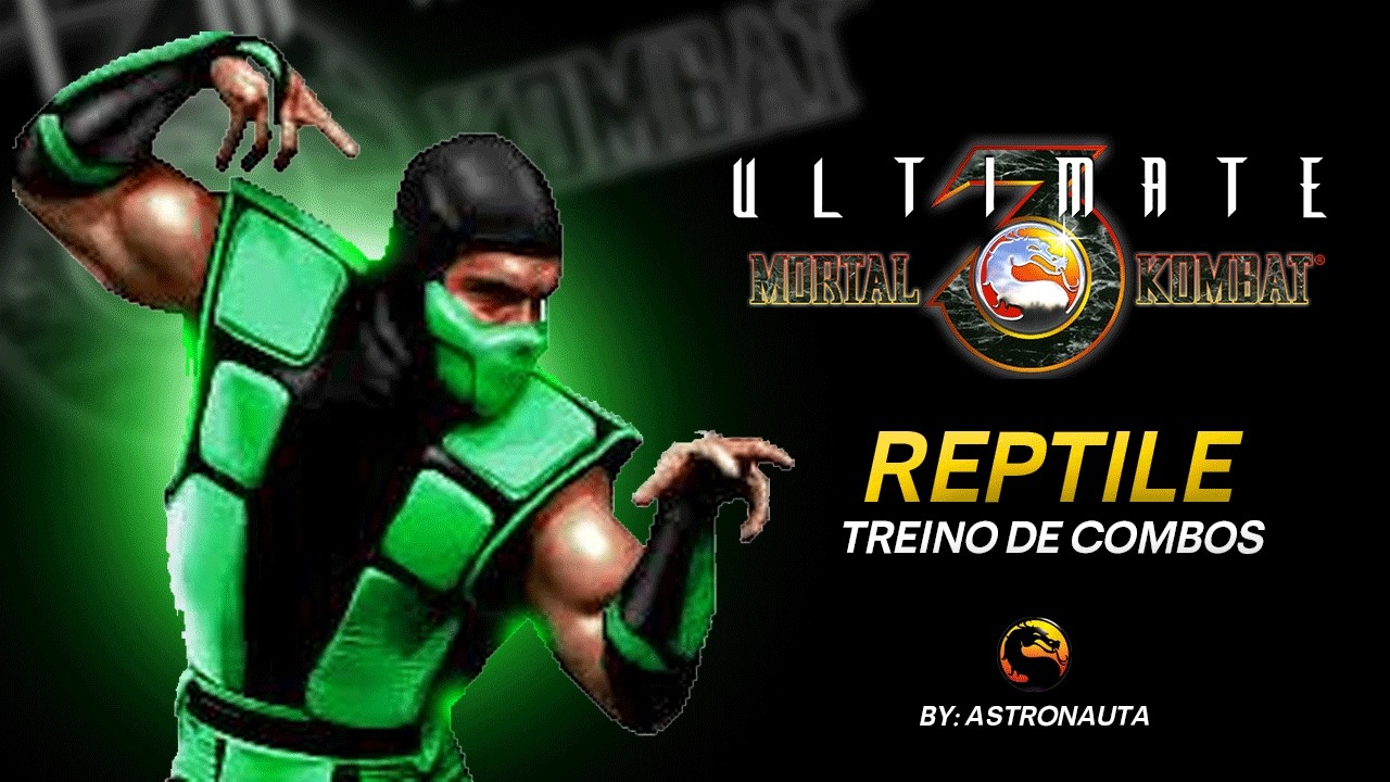 Reptile: UMK3 SNES - Treinamento de combos insanos.