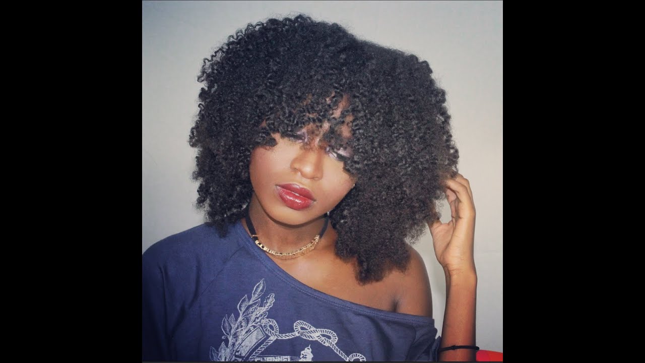 NATURAL HAIR | HOW TO GET POPPIN AND BIG HAIR + HOW TO CREATE FAUX BANGS