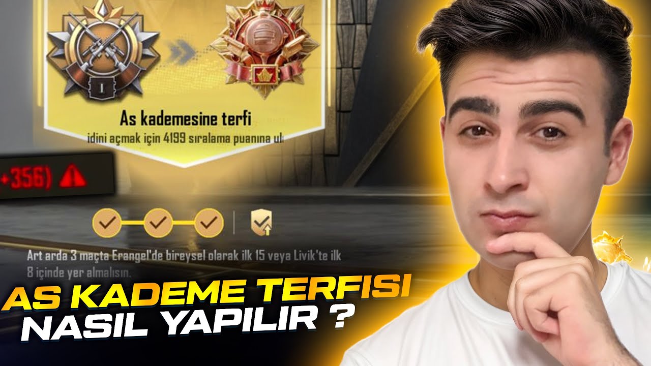AS KADEME TERFİSİ EN KOLAY NASIL YAPILIR ? PUBG Mobile Sezon 28