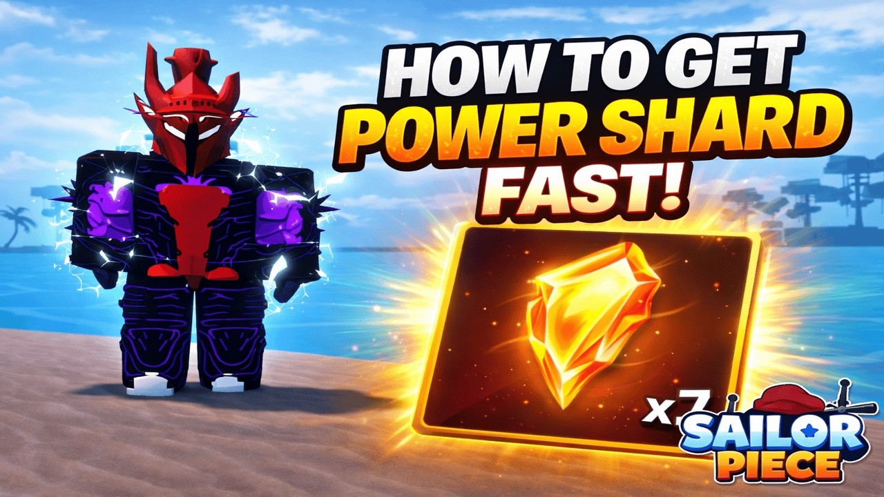 How To Get Power Shard Fast In Sailor Piece | Best  Power Shard Farming Method In Sailor Piece 