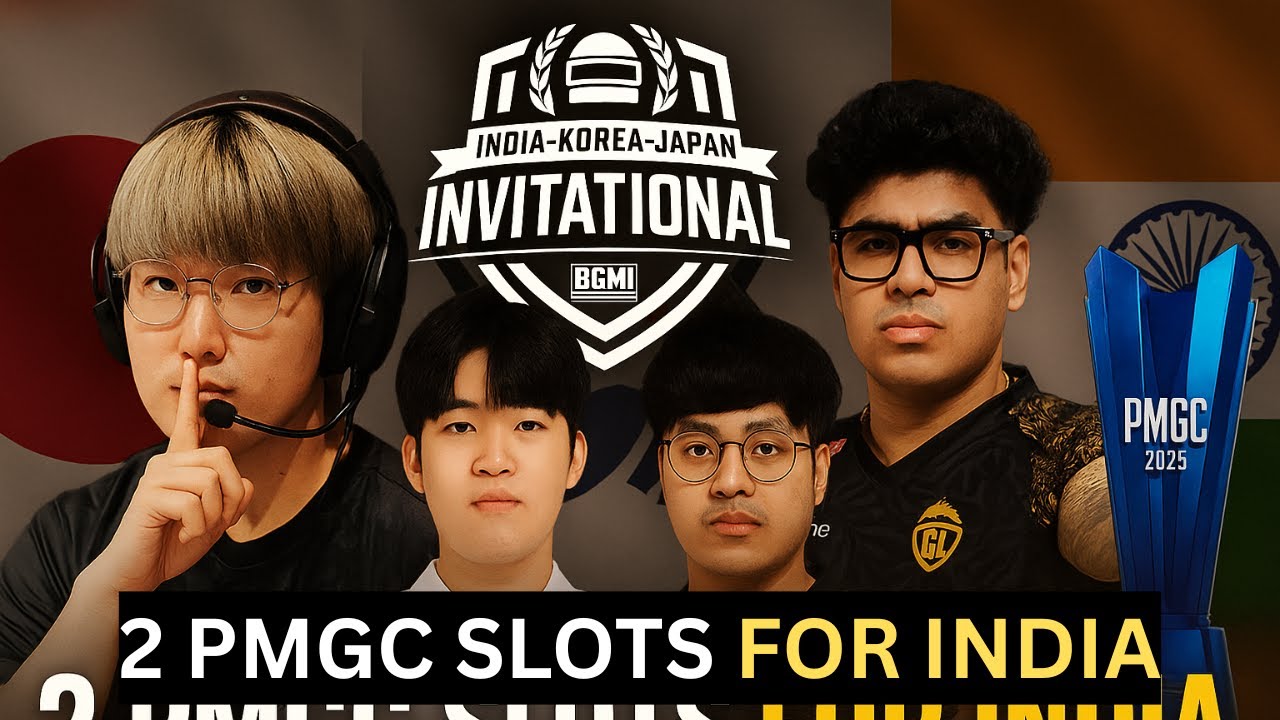BGMI India-Korea-Japan Invitational 2025 Dates Confirmed | 2 PMGC 2025 Slot for India