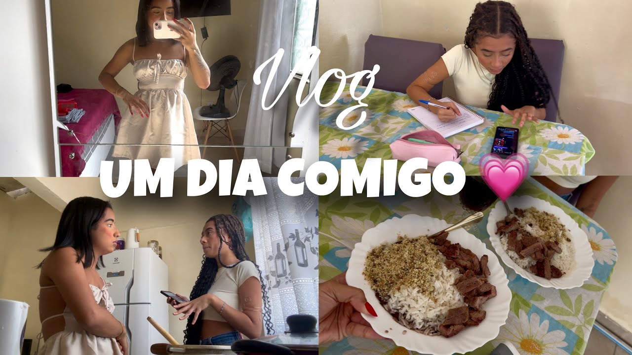 VLOG: UM DIA COMIGO 🤍✨ | rotina do dia a dia, almo&ccedil;o, dia de grava&ccedil;&atilde;o, Grazi veio aqui em casa