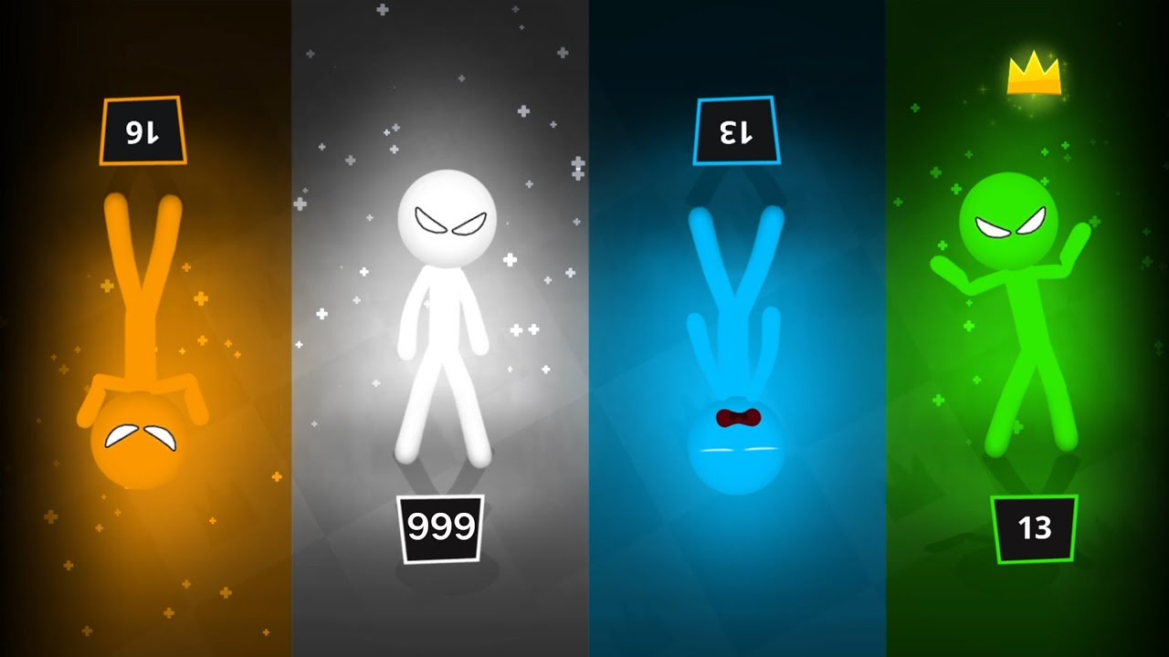 1234 Stickman Player Tournament - Minigames - Stickman Games