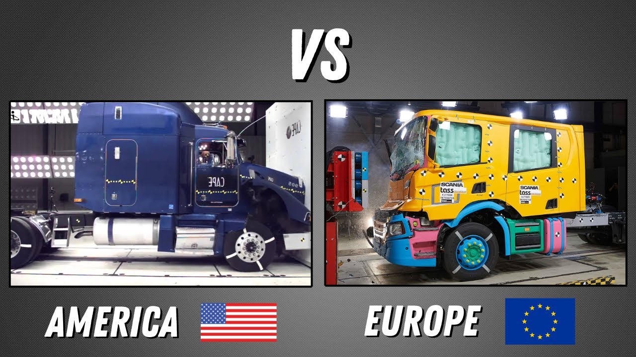 What Really Happens in a Semi-Truck Crash Test?