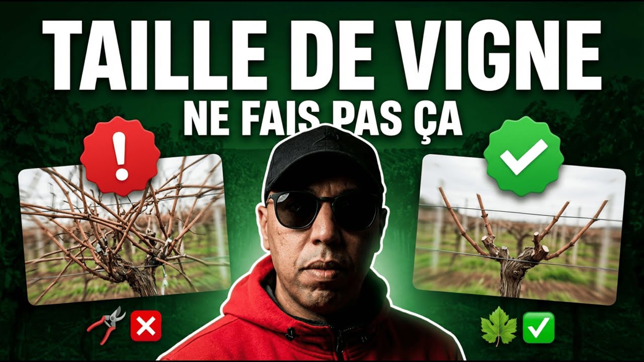 سلسلة التتبع التقني الفلاحي | العنب | La taille de vigne