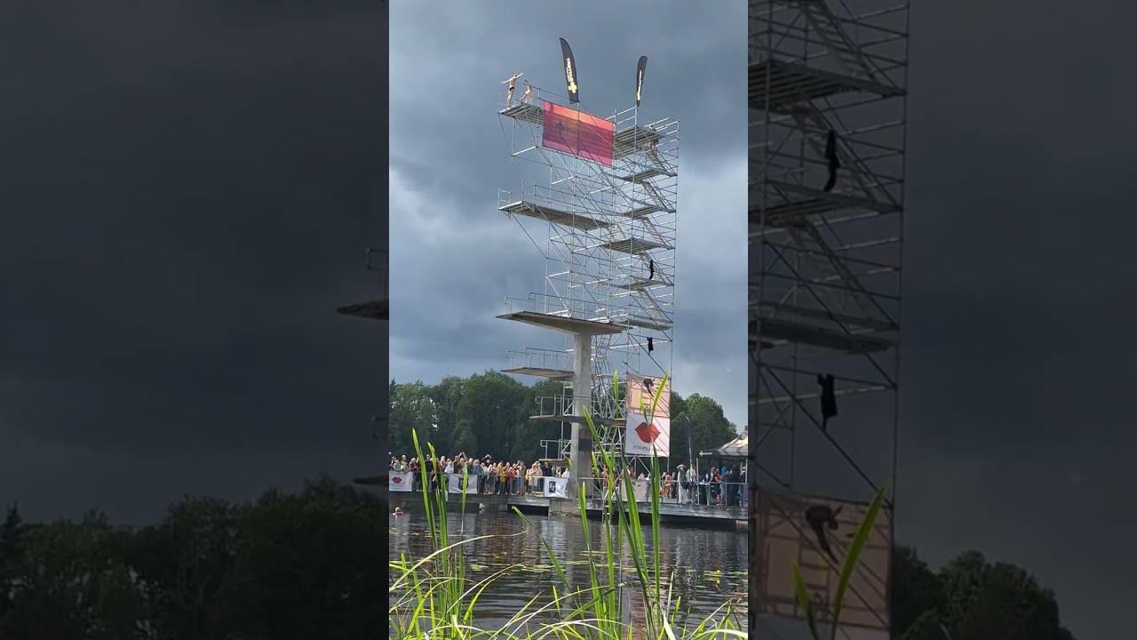 Kings of Platform. ZARASAI. 20m auk&scaron;tis. &Scaron;uoliai į vandenį.