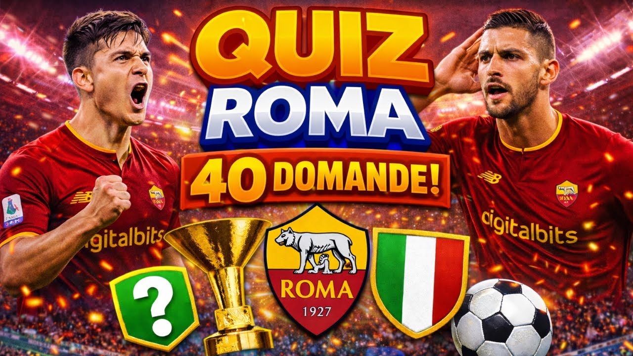 Solo i Veri Tifosi della Roma Superano Questo Quiz da 40 Domande!