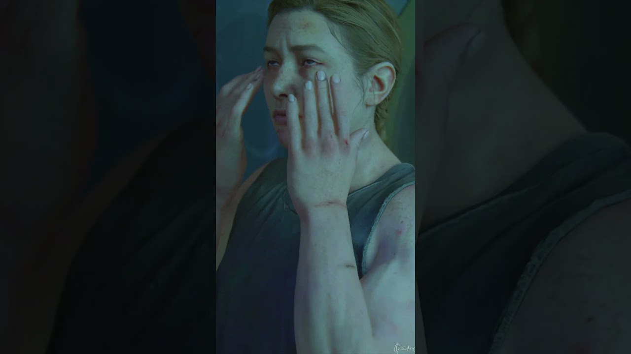The SADDEST Moment Of Abby Foreshadows Ellie In TLOU 2 Remastered PS5 #shorts