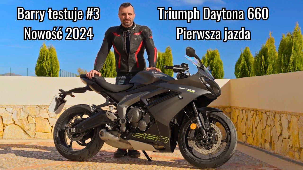 Triumph Daytona 660 [PREMIERA] Test i wrażenia z jazdy 🔥🔥🔥 Barry testuje #3
