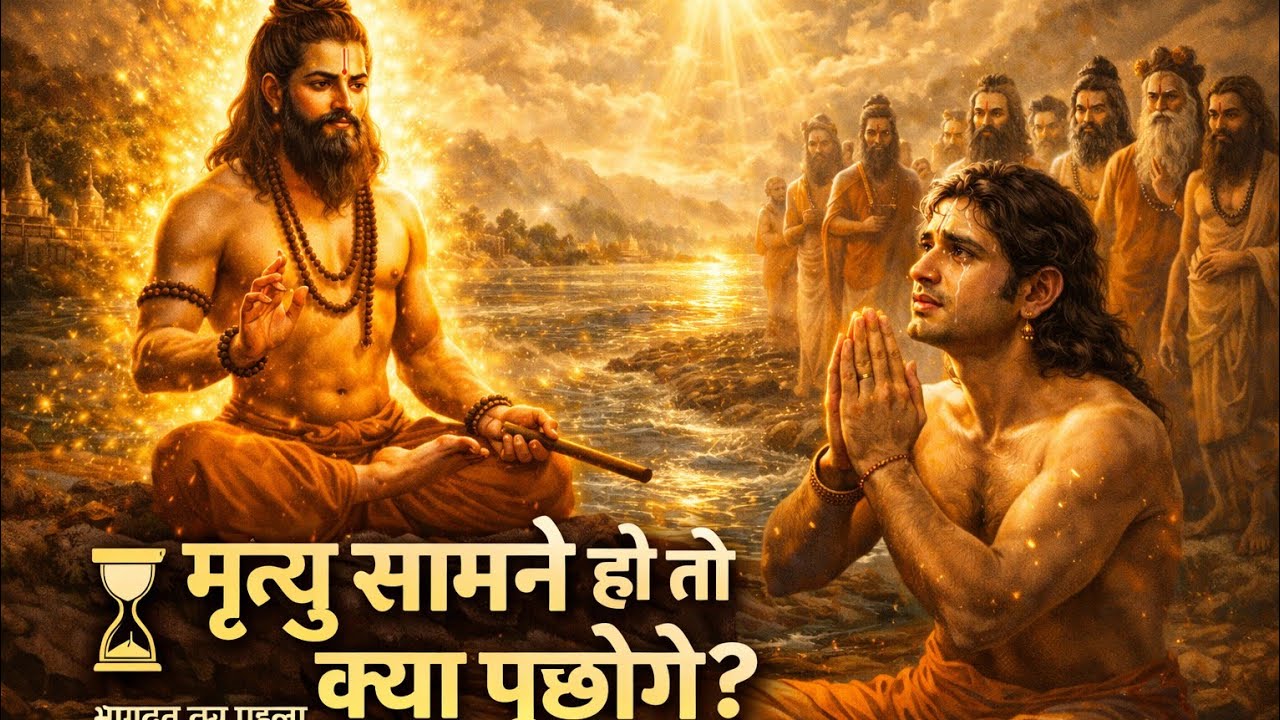मृत्यु सामने हो तो क्या पूछना चाहिए? | राजा परीक्षित और शुकदेव जी की पहली मुलाकात | भागवत कथा