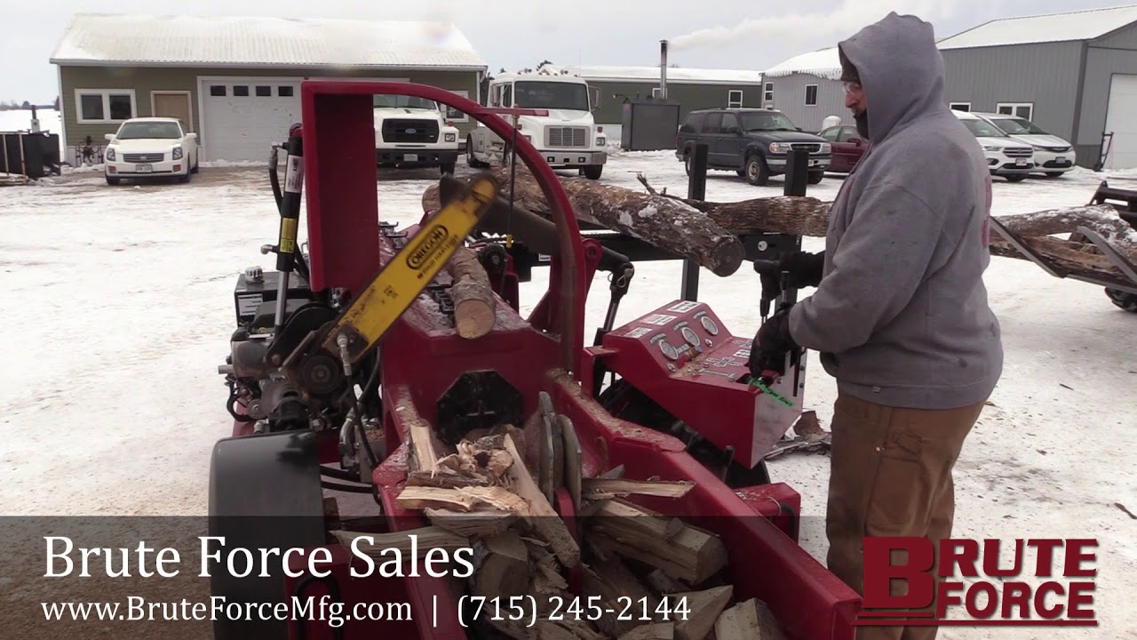 Brute Force 14-24 Firewood Processor with 6-way Splitting Wedge