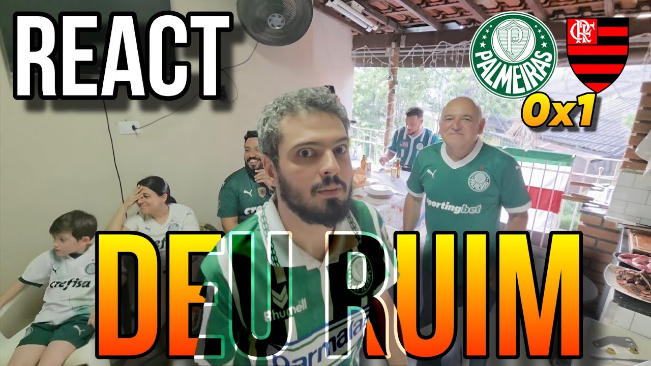 REACT DA D3SGR4Ç4! PALMEIRAS 0 X 1 FLAMENGO - FINAL LIBERTADORES 2025