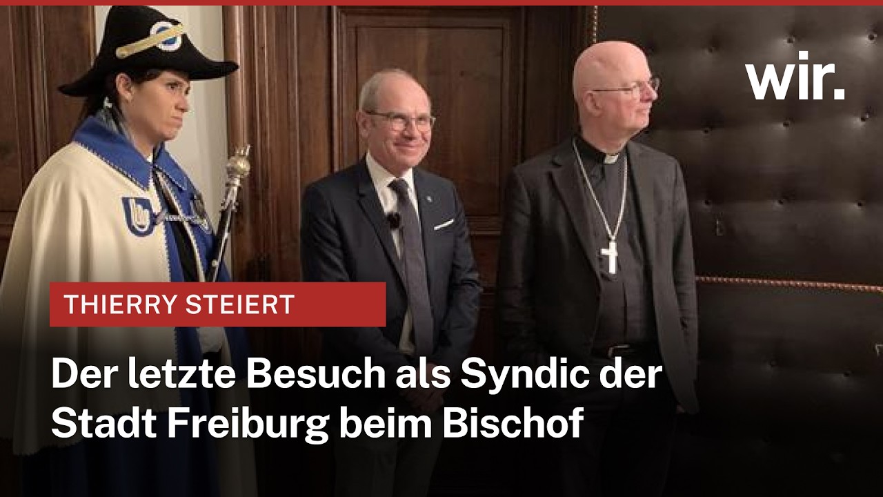 Der letzte Besuch als Syndic der Stadt Freiburg beim Bischof: Unterwegs mit Thierry Steiert