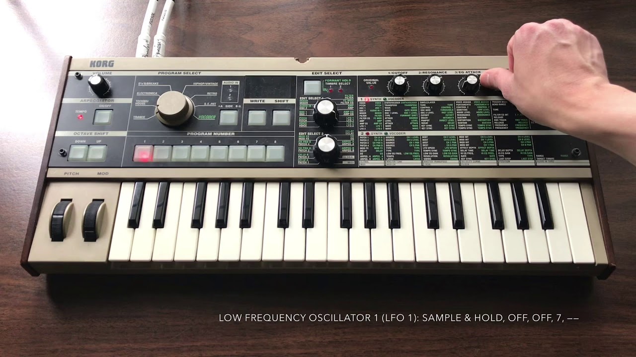MicroKorg Electric Piano 1 - Synthesis Tutorial