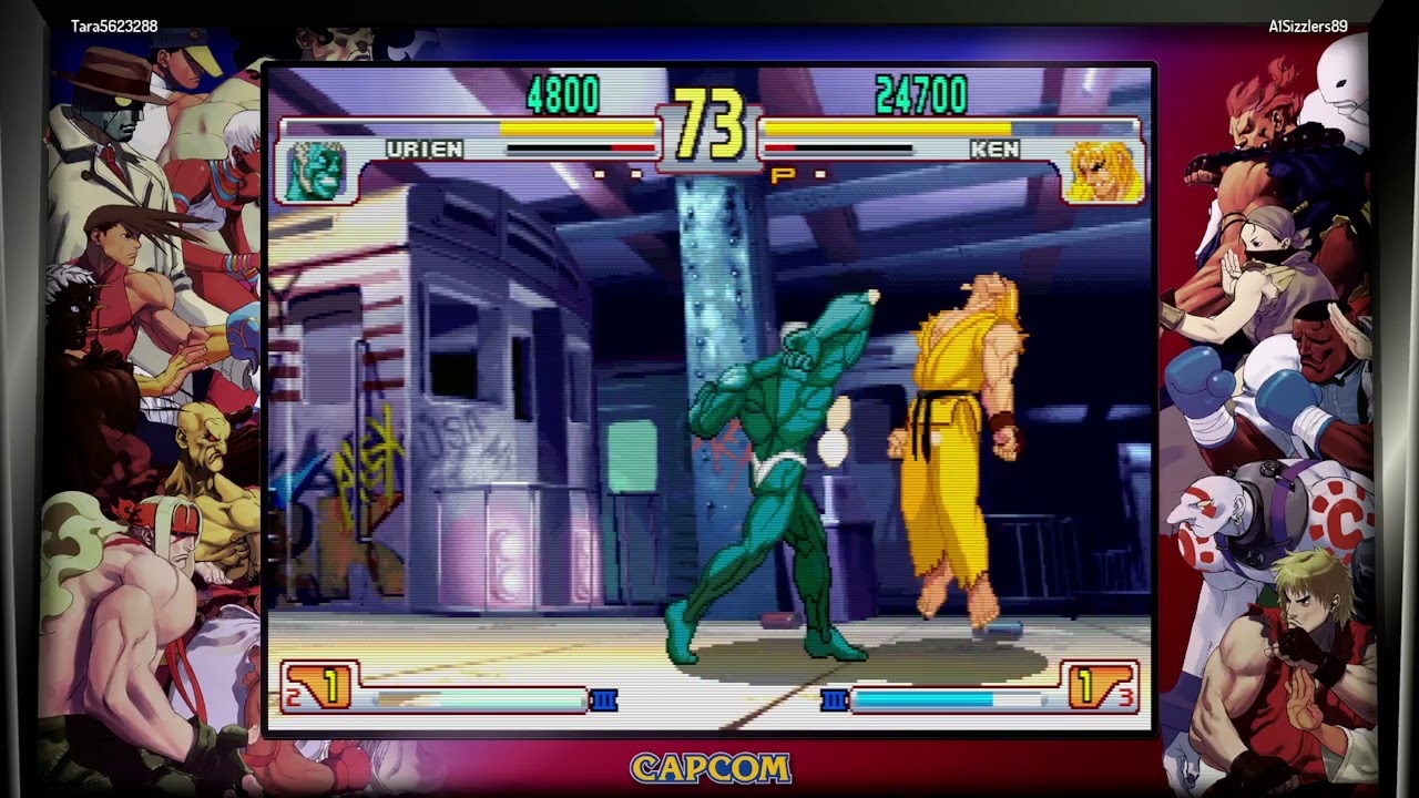 3rdStrike Online Matches (Xbox Live): A1Sizzlers (Ken) vs Tara5623288 (Urien) 