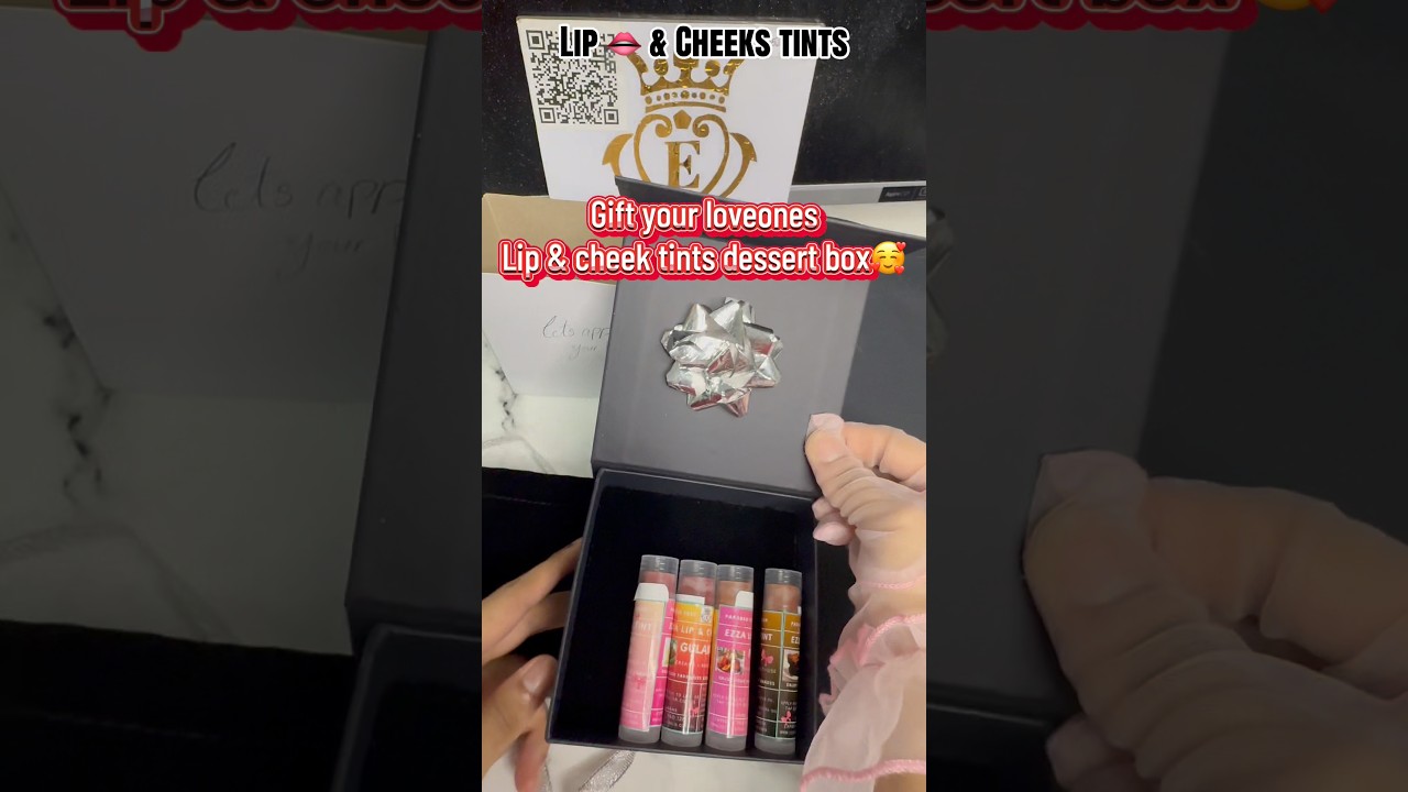 Gift your loveonesLip & cheek tints dessert box🥰