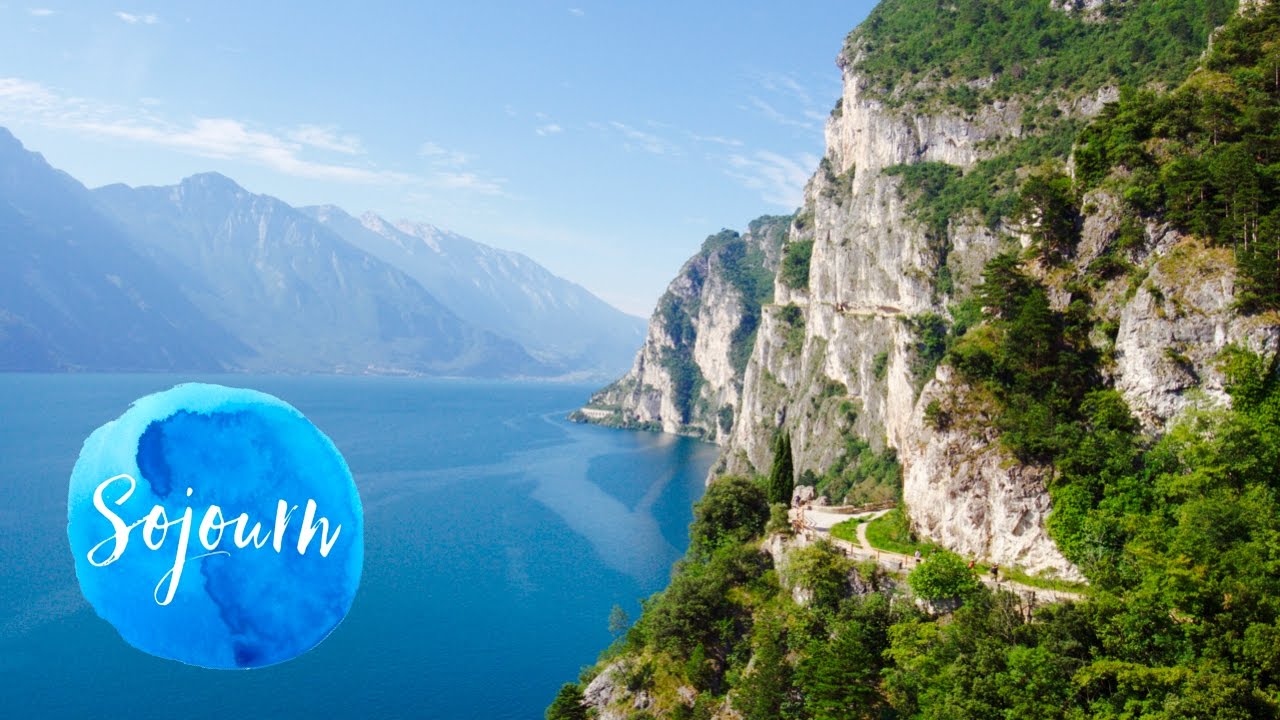 The Old Ponale Road, a stunning hike above Riva Del Garda, Lake Garda, Italy