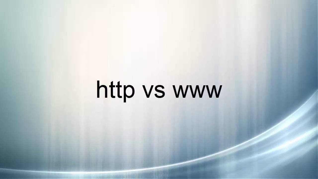 HTTP vs WWW | What's the Difference?