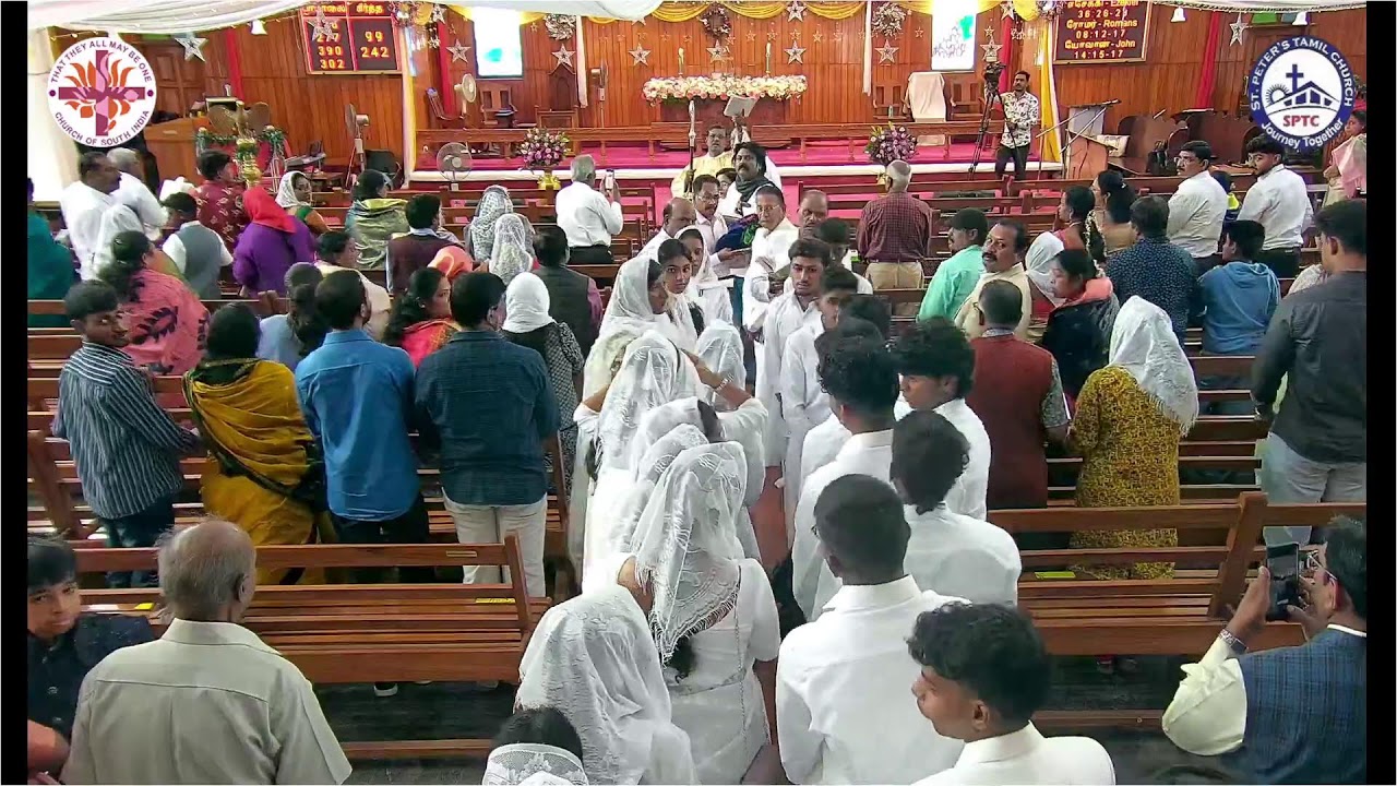 11th Jan' 2026 | 8:30am Confirmation Service | CSI - KCD St.Peter's Tamil Church,Cox Town,Blr