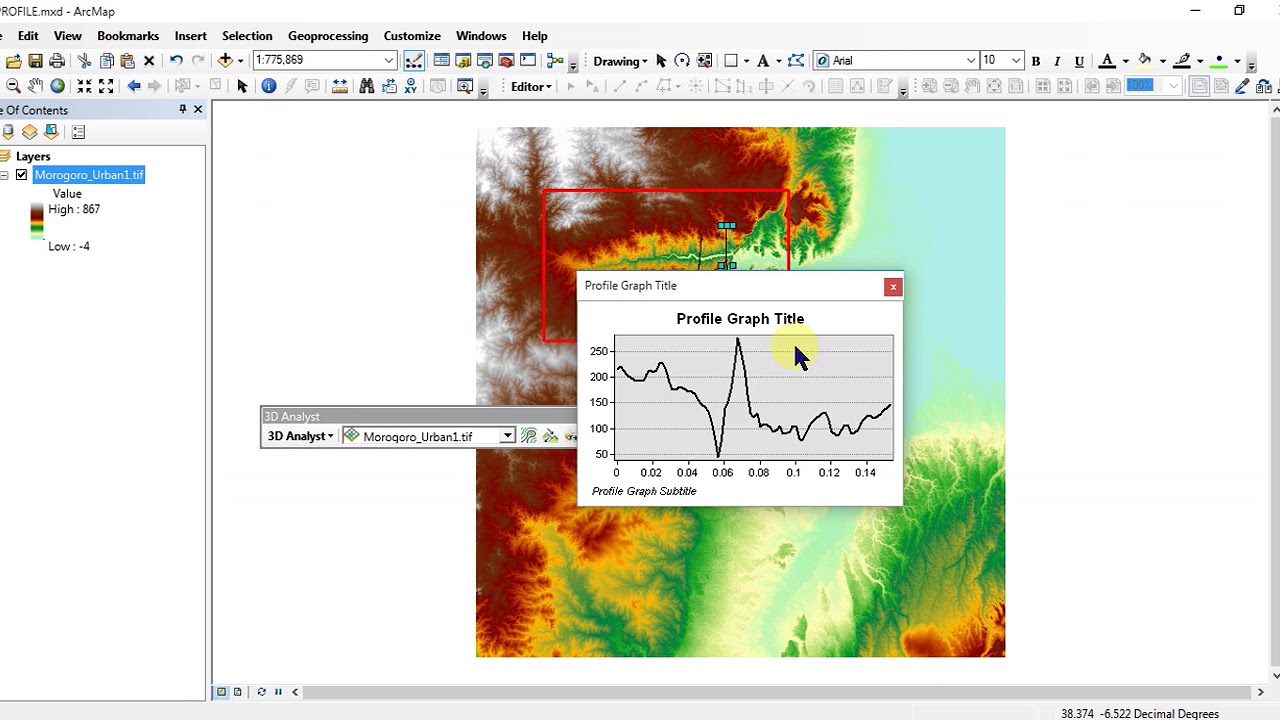 ArcGIS :River Channel Cross-Section Profile Creation