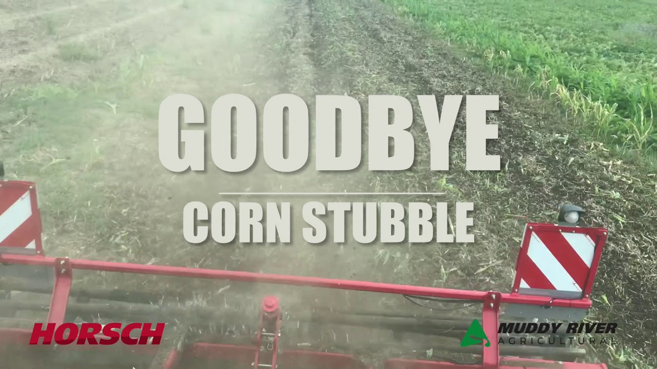 Horsch 3.5CT joker in Corn Stubble - mixing and tillage in corn
