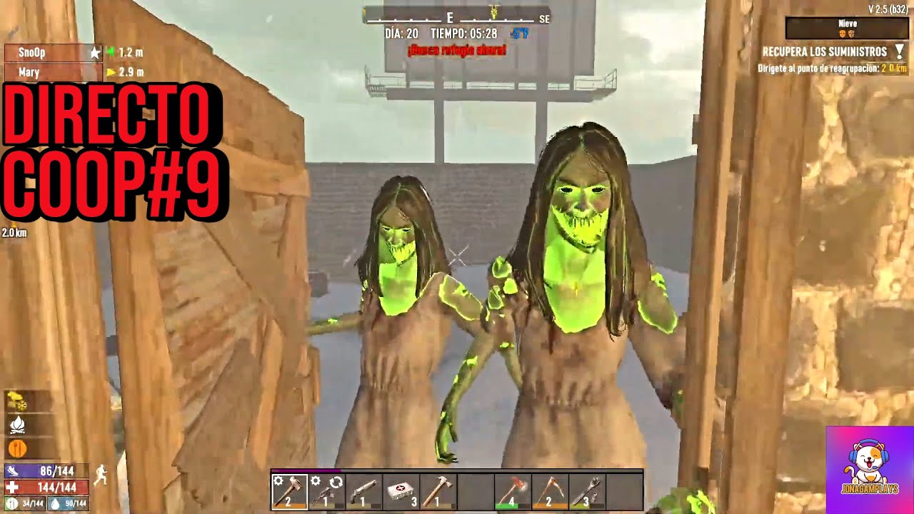 7 days to die coop#9 dia de horda!!!