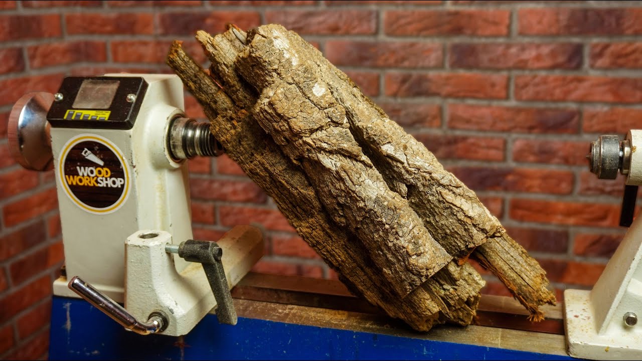 Woodturning - Bark Bowl