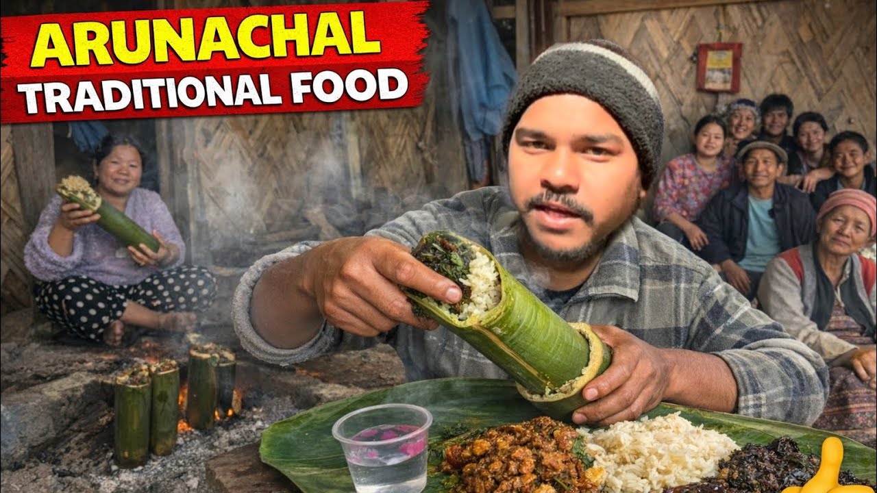 Soura Boy Eating Arunachal Best Local Food 