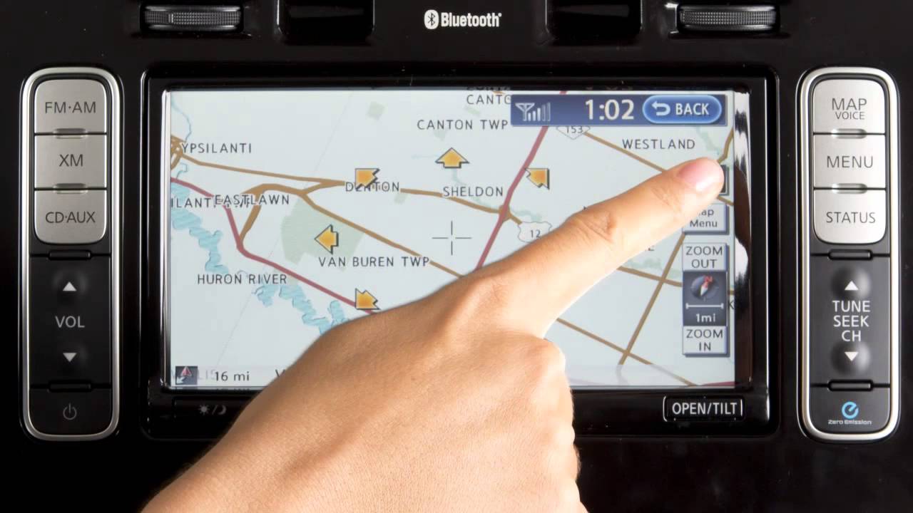 2013 Nissan LEAF - Map/Voice Button (if so equipped)