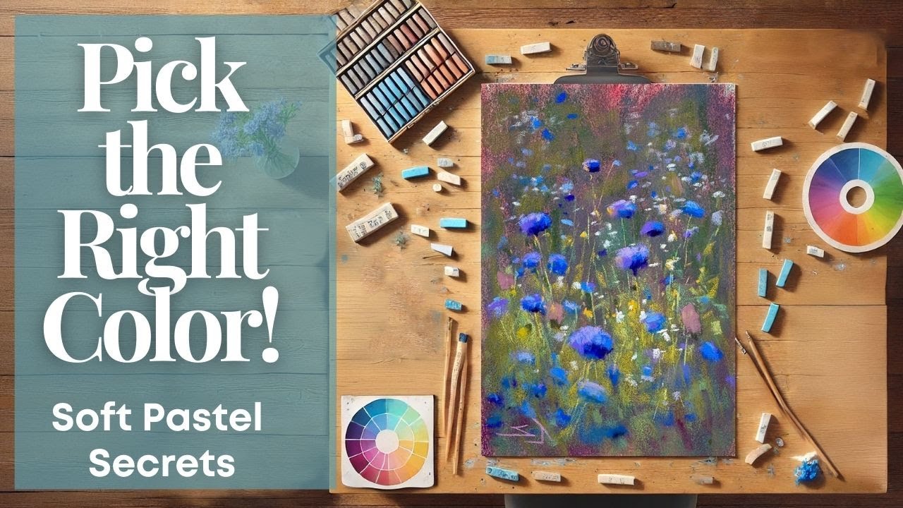 My EASY 2 Step Underpainting Technique!&nbsp;Pastel Lesson for Beginners