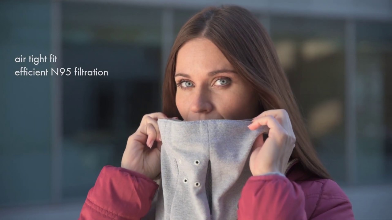 Lekko Filtration Scarf 2.0 - stylish and comfortable protection from air pollution